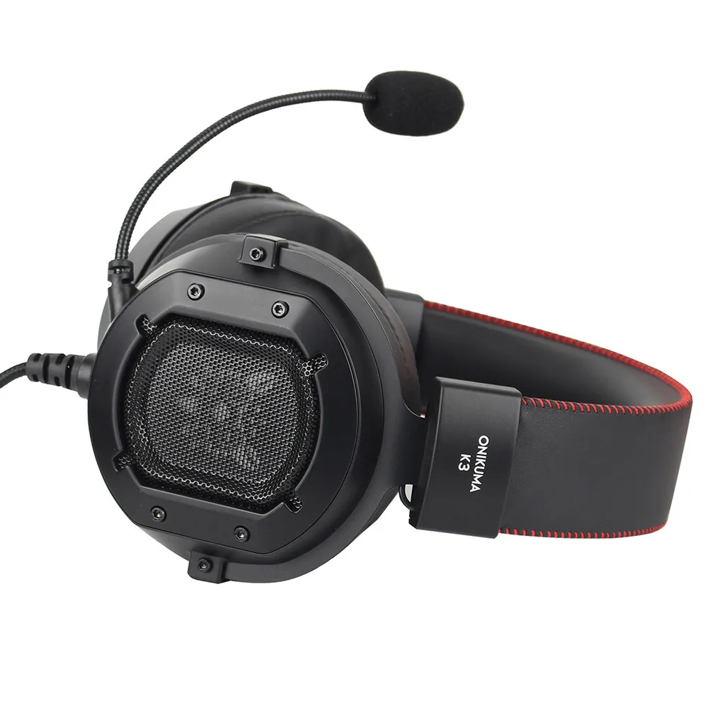 ONIKUMA K3 PS4 игровая гарнитура casque PC стерео наушники с микрофоном REG светодиодный фонарь для ноутбука планшета/ Xbox One