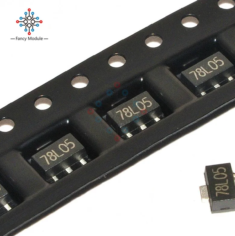 20 шт. 78L05 L78L05 7805 регулятор напряжения 5В 100мА SOT-89 SMD | Инструменты
