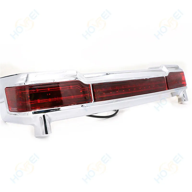 Мотоцикл LED ходовой тормозной фонарь задний для Harley Touring Trunk King Tour Pack Wrap около 2009-2013