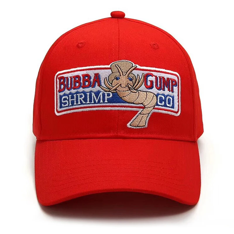 Модная дизайнерская шапка 1994 BUBBA GUMP бейсболка с креветками мужские и женские