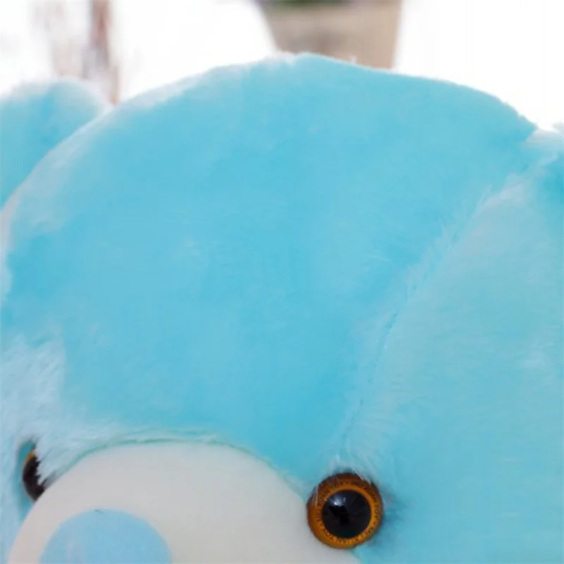 Милая цветная светящаяся детская игрушка 50 см подарок на день рождения плюшевый