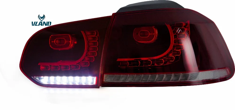 Vland завод для MK6 задний фонарь VW Golf 6 задние фонари 2010 2011 2013 2015 2016 R20 светодиодный с