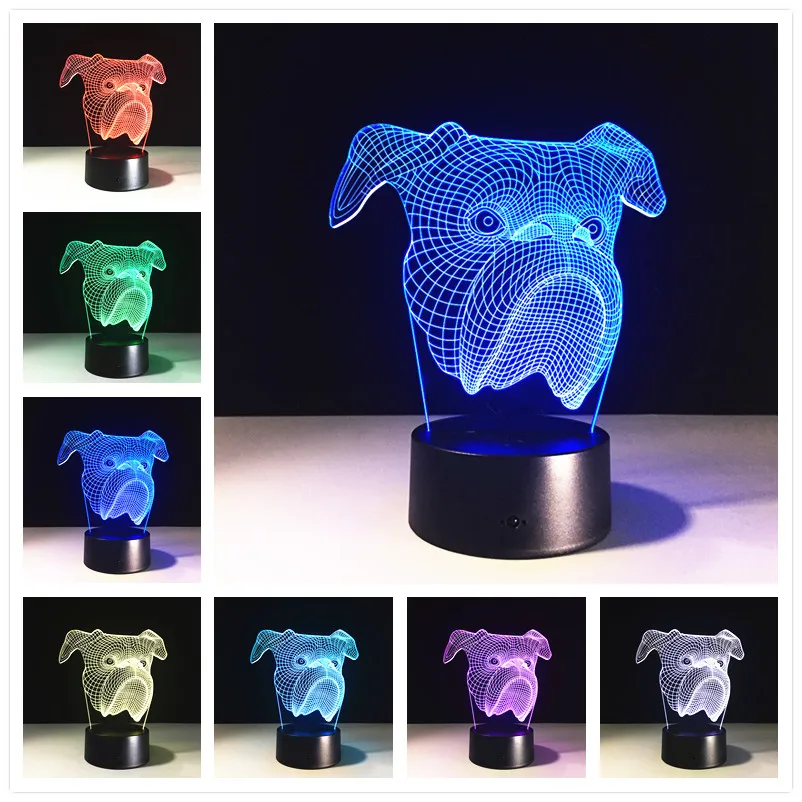 Usb Led 3d лампа стерео и свет акриловый подарок на день рождения внешний аккумулятор