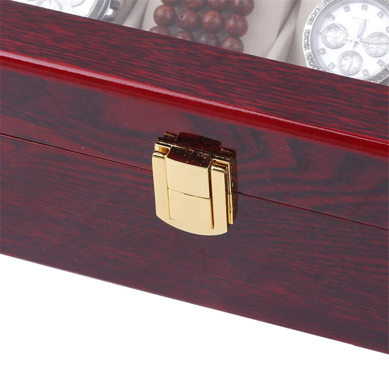 Коробки под роскошные часы 5 слотов MDF наручные Упаковочная Коробка