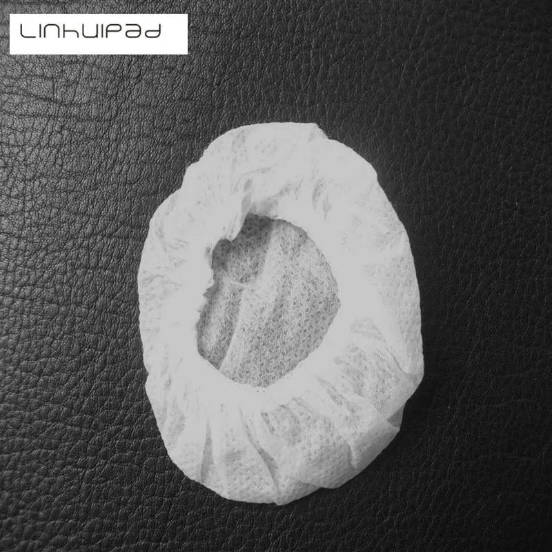 Linhuipad 6 7 см белые нетканые одноразовые гигиенические наушники крышка