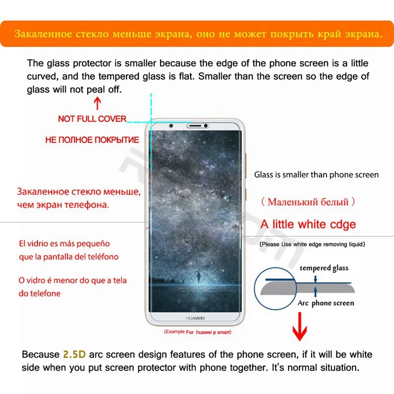 Reaoom 9h 2 5D телефон защитный Стекло для zte лезвие A6 Экран Защитная крышка Дисплей