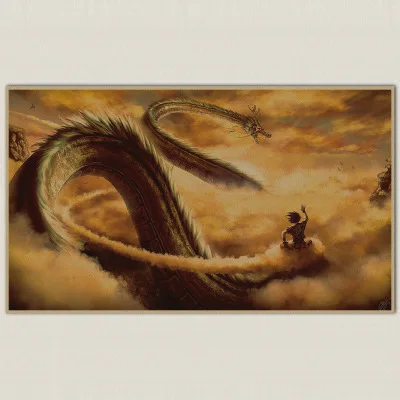 Сила Луны солнца драконий жемчуг японское аниме манга Акира Торияма ретро