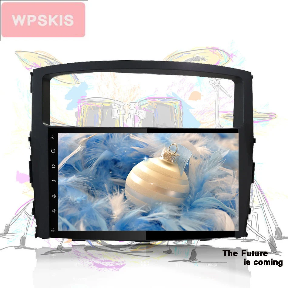 WPSKIS 9 &quotAndroid 10 0 6 Гб Ram автомобильный ПК блок лента стерео аудио монитор для MITSUBISHI