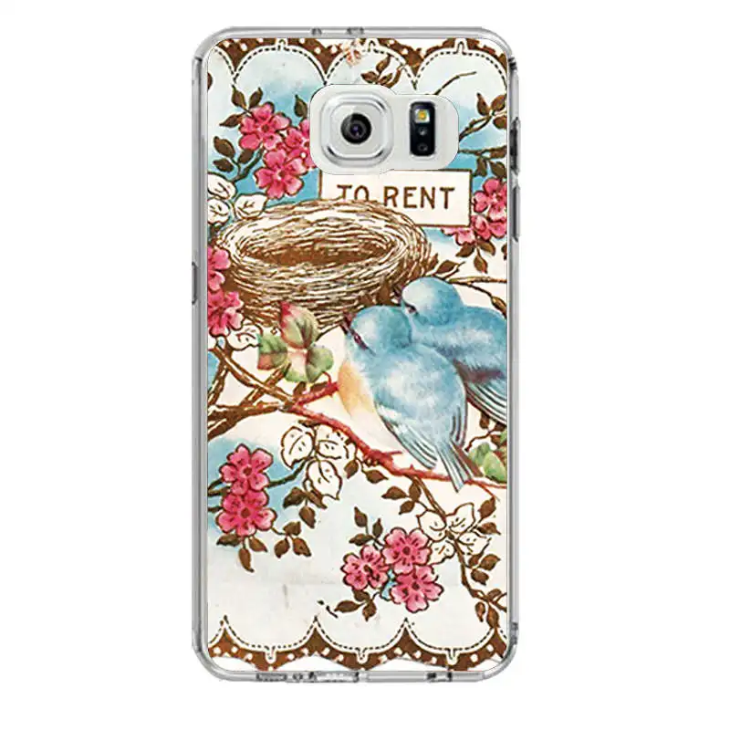 ТПУ мягкий чехол для телефона samsung S8 s6 s7 edge s4 s5 s3 C5 C9 note3 note4 note5 с красочным