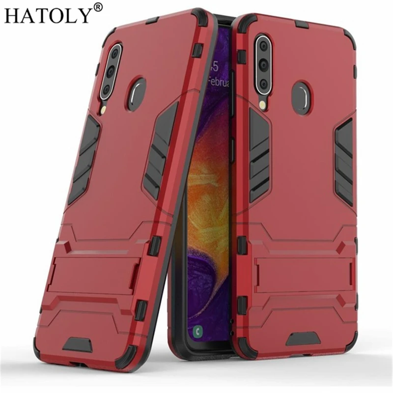 HATOLY армированный чехол для Samsung Galaxy A60 противоударный робот силиконовый