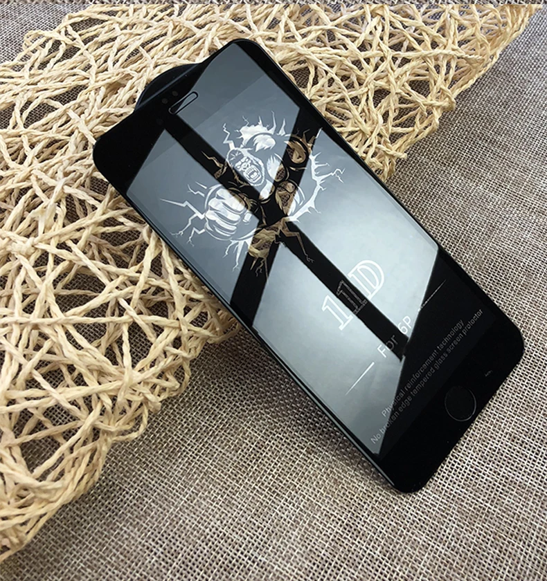 11D Защитное стекло для iphone 6 7 6S 8 plus X XS MAX стекло для iphone 7 6 8 X XS MAX Защитное стекло для экрана на iphone 6 7 8 6S XR