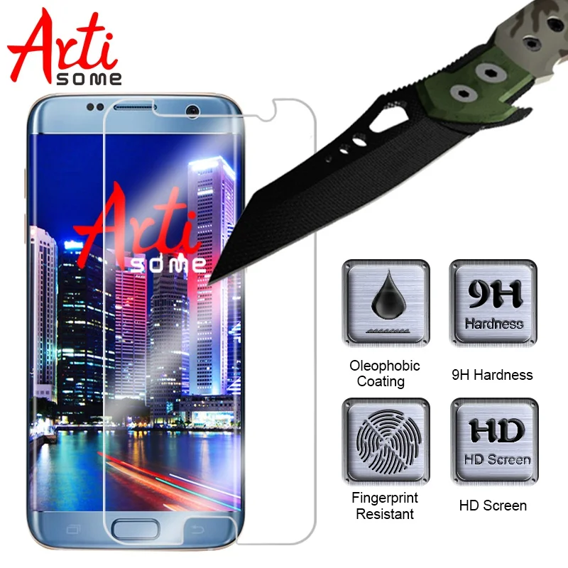 ARTISOME For Samsung Galaxy S7 Screen Protector Tempered Glass Transparent HD Ultra-thin G9300 Film | Мобильные телефоны и