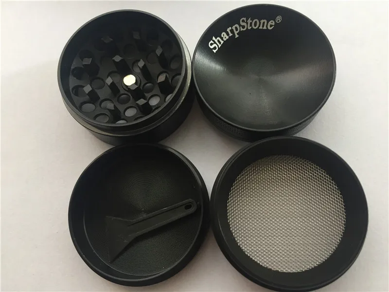 Многофункциональный 4 шт. 40 мм цинковый сплав CNC Металл SharpStone дробилка для травы