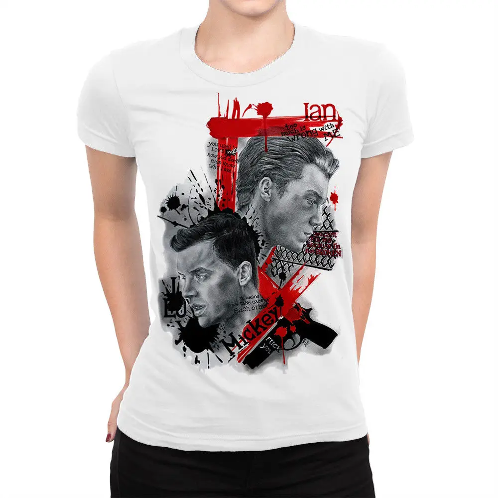 Gallavich Art футболка Ian Gallagher Mickey Milkovich все размеры 2019 Мужская Новая модная брендовая
