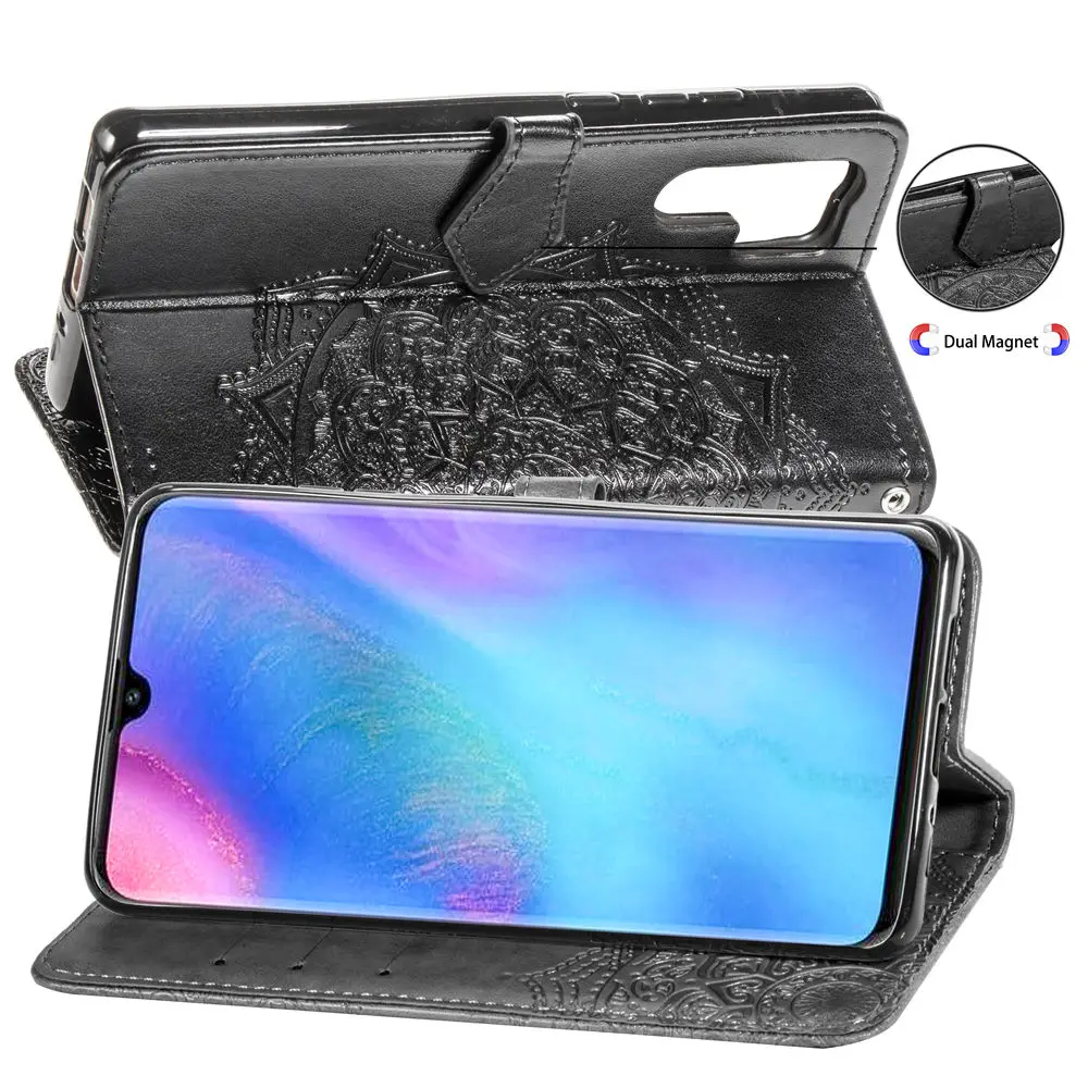 Откидной Магнитный чехол бумажник для телефона Huawei P30 Pro P30pro P20 P10 Lite P 30 20 P20lite P20pro