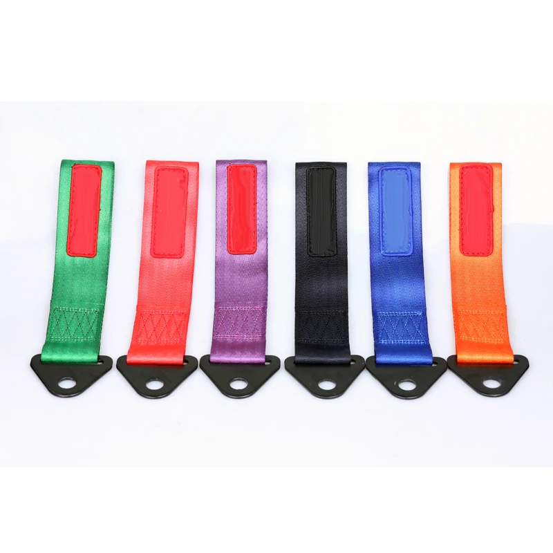 

High Quality Nylon Hook Towel Rope Recovery High Strength Racing Car Racing Tow Strap with Metal Bracket