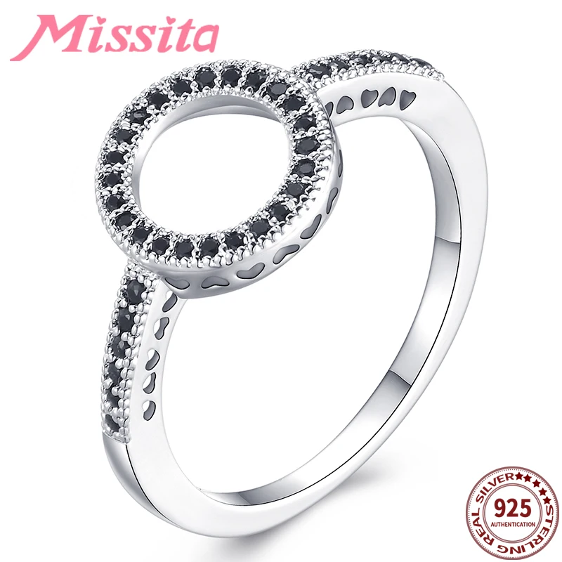 MISSITA 2019 Новое модное элегантное круглое круглые кольца на пальцы для женщин с