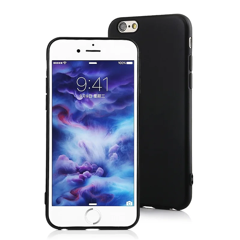 Матовые чехлы для телефонов Iphone X 6 6S 7 8 plus защитный чехол смартфона SE мягкие и