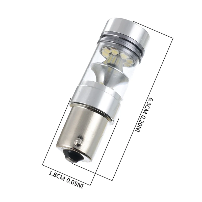 1156 BA15S P21W R5W 1200LM светодиодные лампы для автомобиля противотуманные фары задние