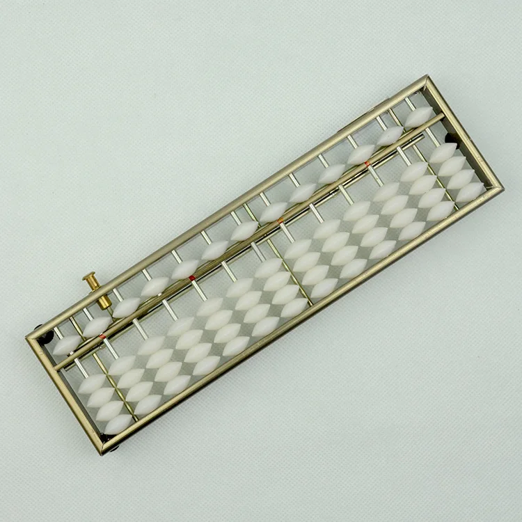 13 колонна металлический каркас abacus китайский соробан образовательный инструмент математическая игрушка математический калькулятор для студента учителя sz32
