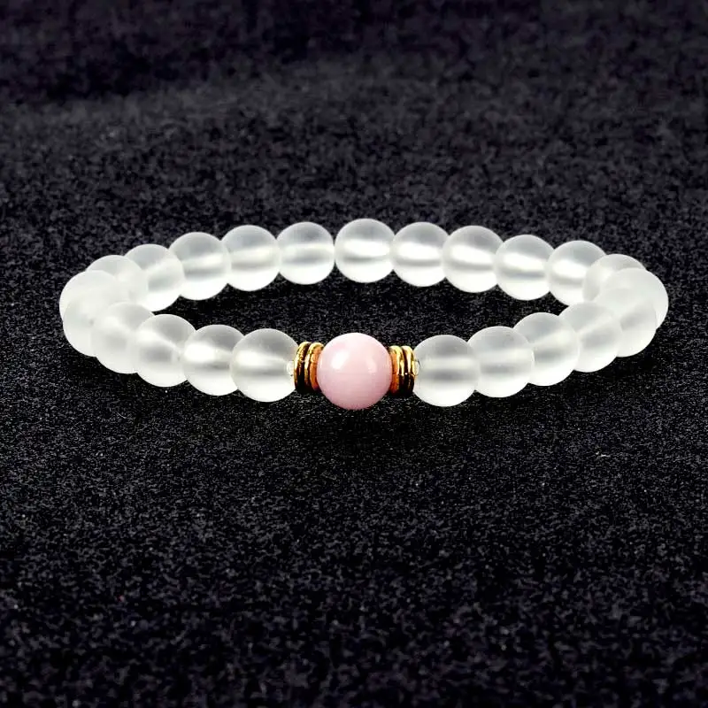 Модные эластичные бусины из веревки браслеты для женщин Винтажный Круглый