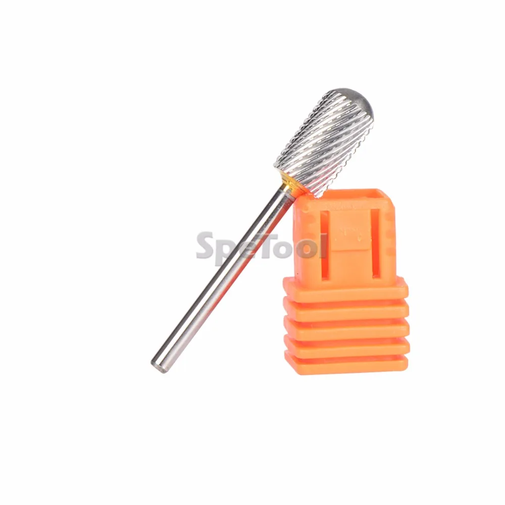 SpeTool 1 шт. вольфрамовая твердосплавная фреза для ногтей круглая цилиндрическая