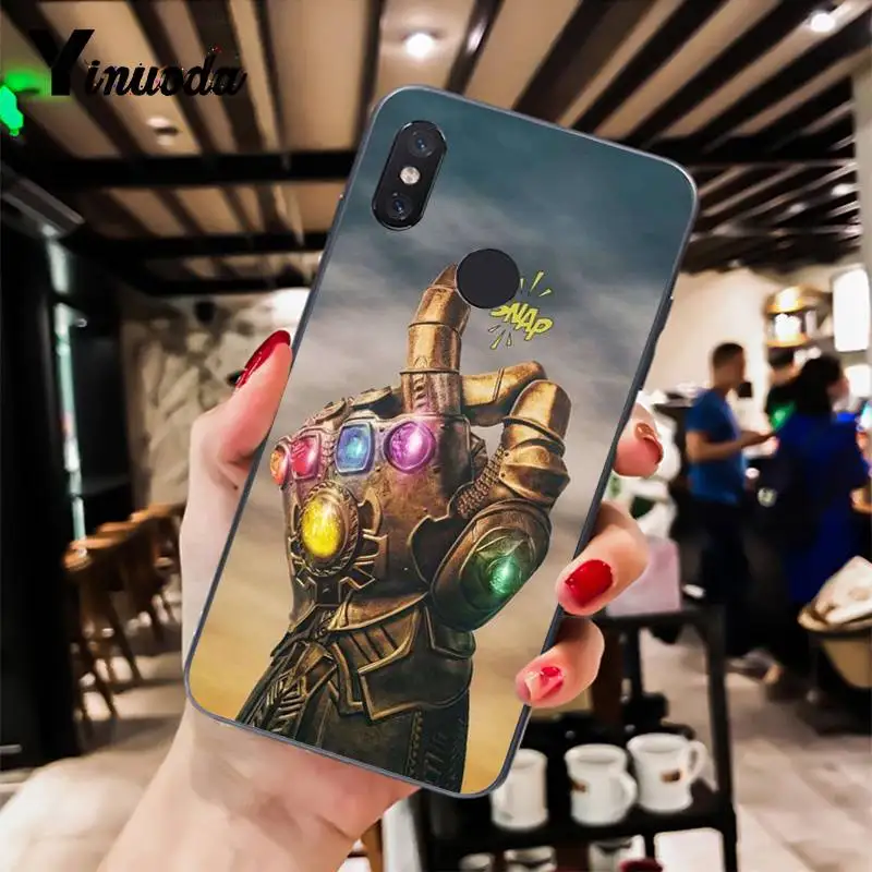 Цветной Мягкий силиконовый чехол для телефона Yinuoda Marvel avengers endgame Xiaomi Mi 6 Mix2 Mix2S Note3 8