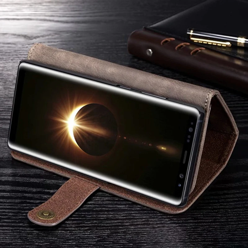 Роскошный высококачественный Винтажный чехол с откидной крышкой и разрезом для