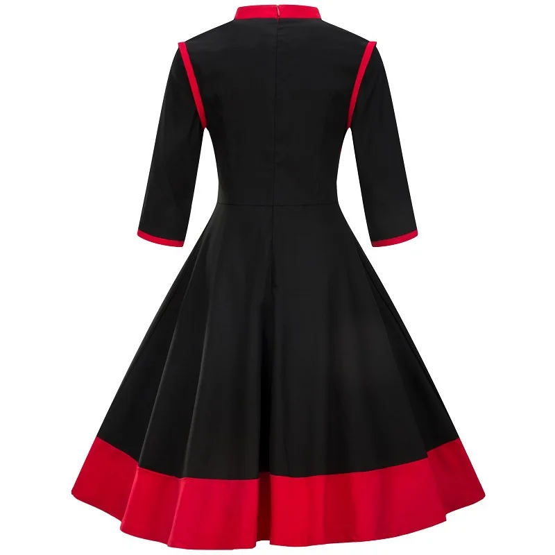 3XL 4XL размера плюс женская одежда Pin UP Vestidos Летние Повседневные Вечерние платья в стиле ретро рокабилли 50s 60s винтажные платья