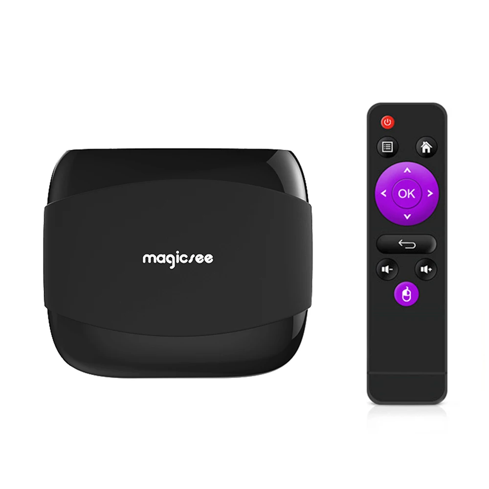 Приставка Смарт ТВ N4 Android 7.1.2 четырехъядерный Amlogic S905X 4K 2 + 16 ГБ Wi Fi|ТВ-приставки и