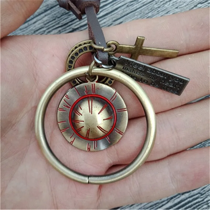 Новинка 2018 старинное винтажное ожерелье с круглым кулоном в виде брюк мужское