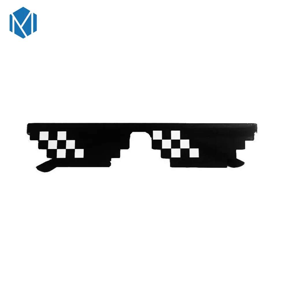 Женские и мужские винтажные очки MISM Thug Life Pixel Классические солнцезащитные с