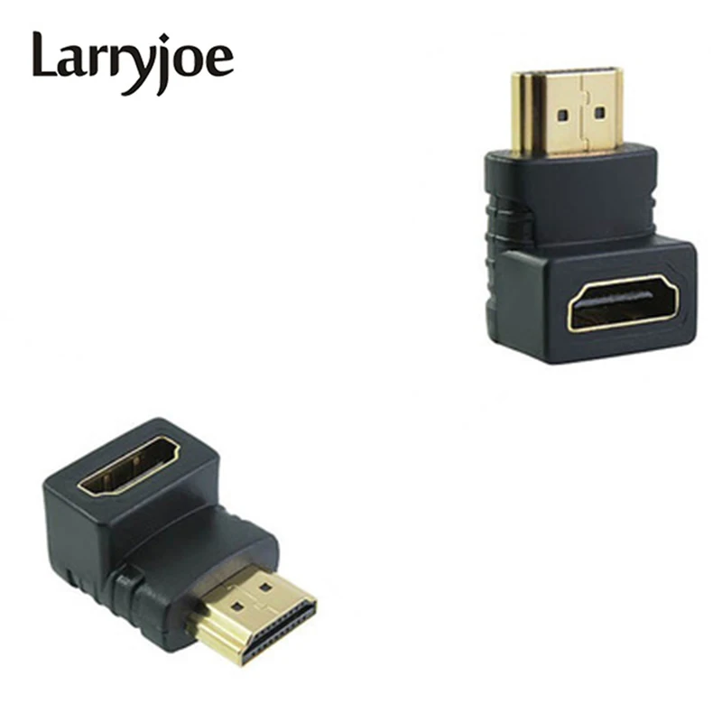 Совместимому с HDMI адаптер 90 180 градусов угол конвертер Папа мама совместимому