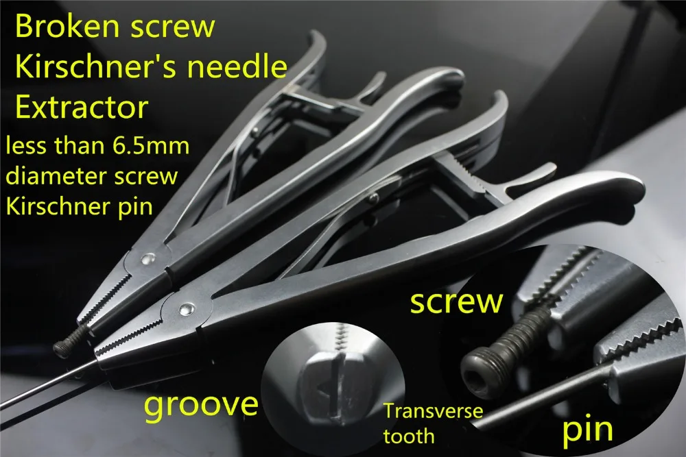 Медицинский ортопедический инструмент для животных экстрактор сломанных винтов