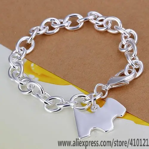 SMTH271 горячая Распродажа серебряный цвет свадебные ювелирные изделия браслеты