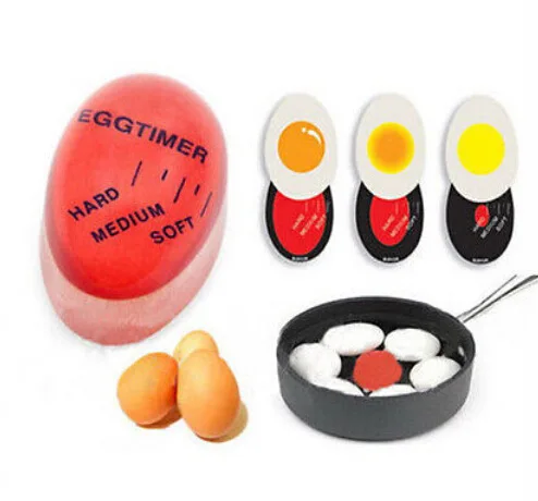 

300PCS Fashion Perfect Color Changing Timer Egg Yummy Soft Hard Boiled Eggs Cooking Kitchen