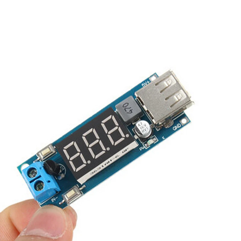 Автоматическая защита! DC 4 5 40 В до 2A USB зарядное устройство светодиодный