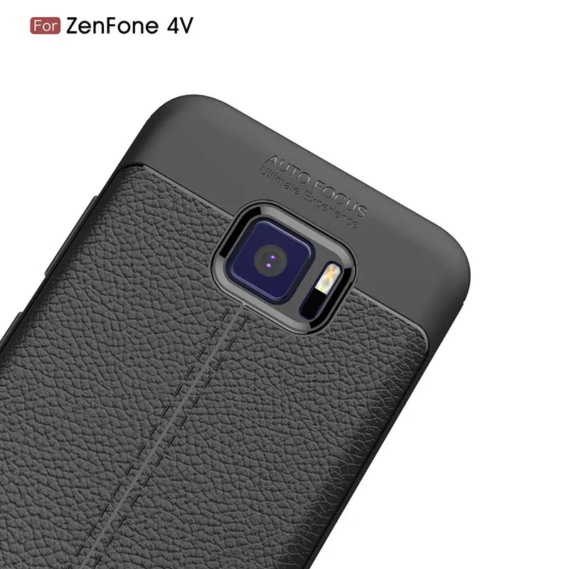 Для Asus Zenfone V V520KL чехол Чехол ударопрочный Роскошный из ТПУ с личи для телефона |