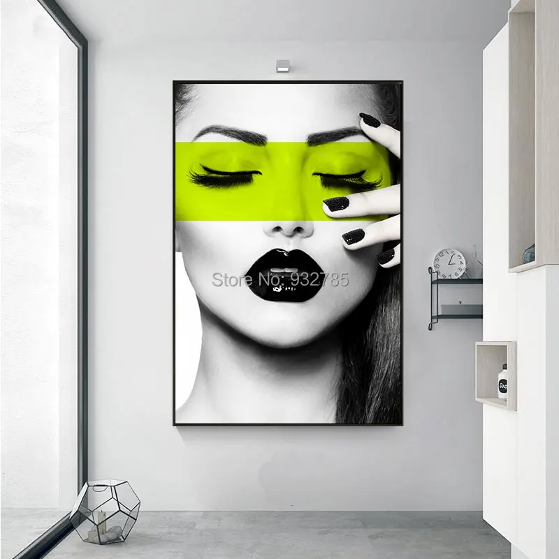 Картина на холсте для девочек в скандинавском стиле Постер и печать постмодерн