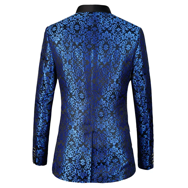 Новинка 2017 мужские костюмы с принтом тонкий бренд качество жених цветочный