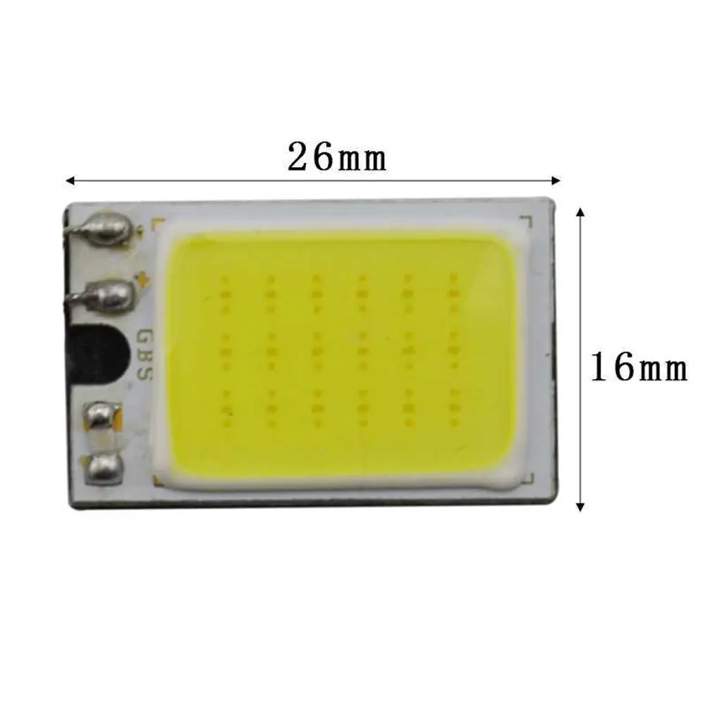 4 шт. супер белый 3 Вт COB 18 SMD Светодиодная панель купольная лампа автомобильная
