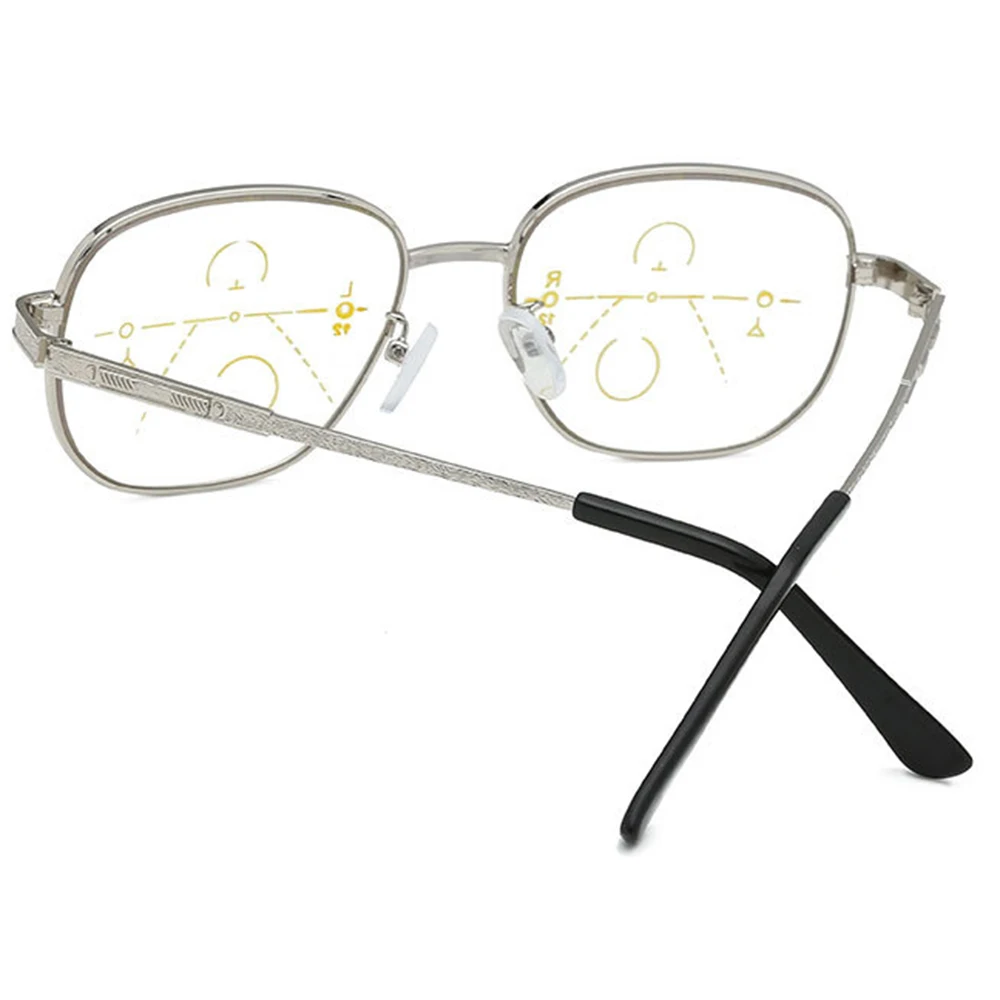 Очки для чтения с пружинной ножкой из сплава полным ободком 2019 градусов дальние и