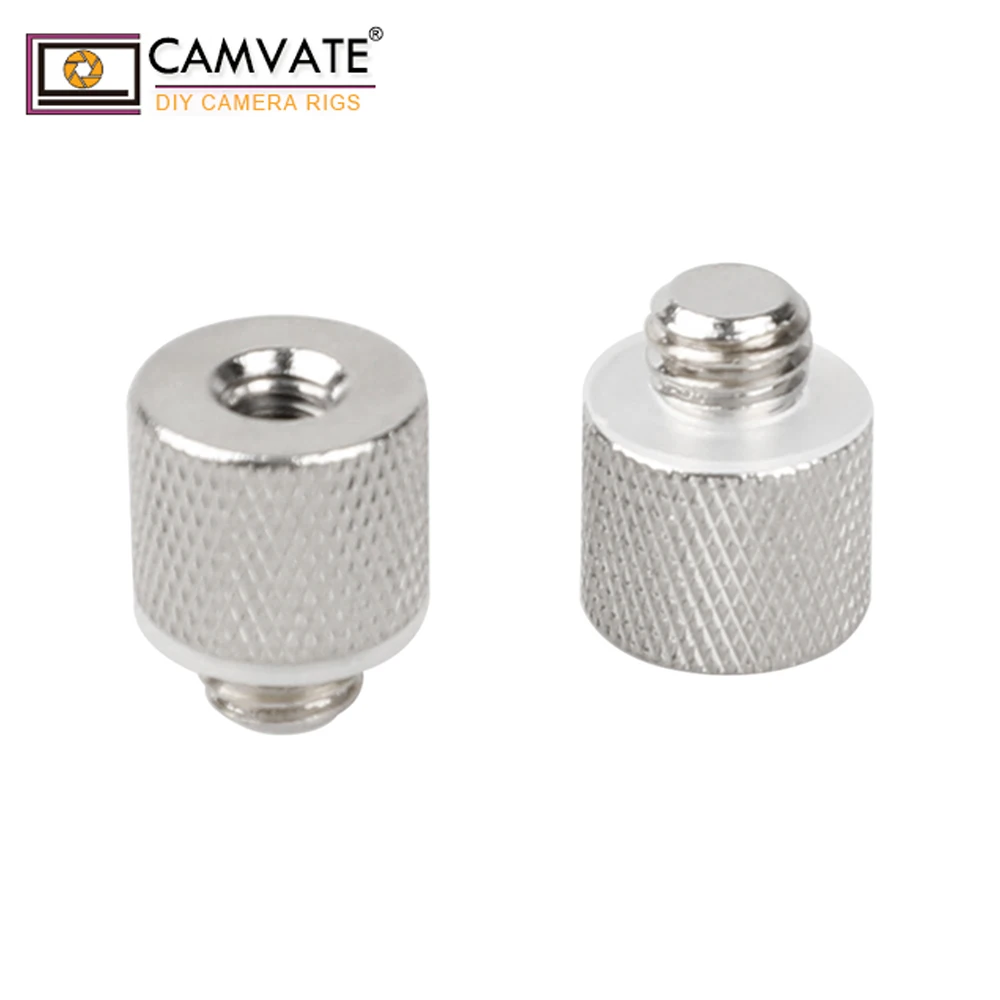 CAMVATE 2 шт. переходник 1/4 дюйма мама 3/8 папа для штатива камеры и Qr пластины/адаптера