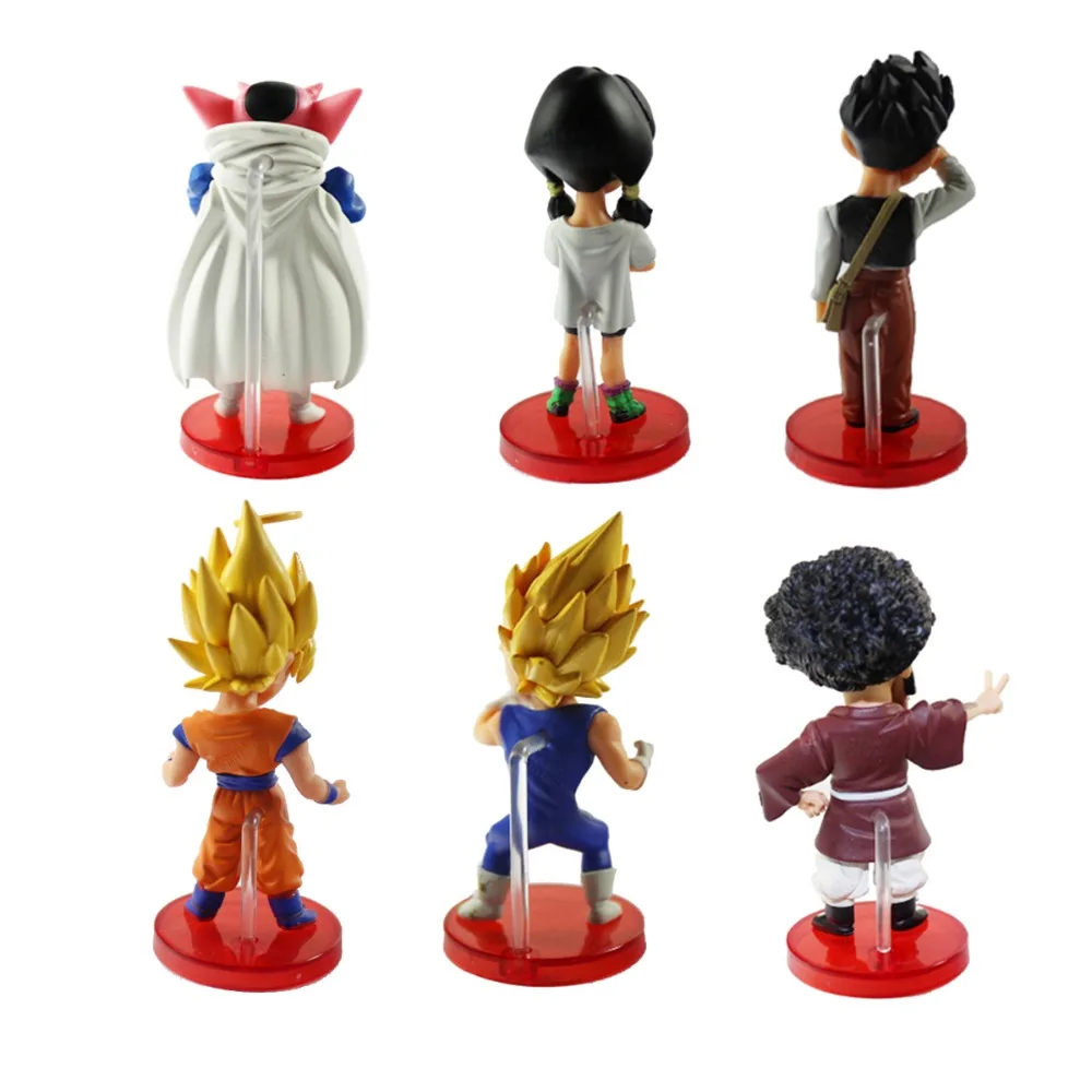 6 шт. набор Dragon Ball Kai DBZ Сын Гохан сын идут десять Цифры игрушки Бесплатная