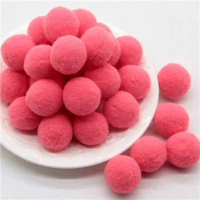 06 Watermelon Помпон 25 мм мягкий Круглый Помпон 2,5 см меховой шар для детских поделок сделай сам ручная работа фестиваль швейная одежда украшение для дома 20 г - Цвет: 06 Watermelon