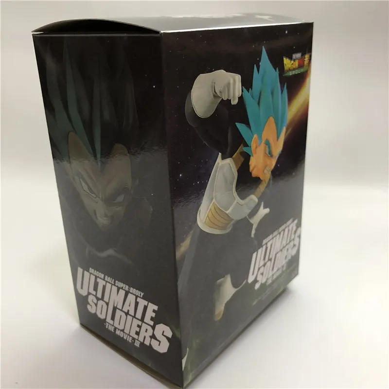 Dragon Ball Z темно-синяя Gogeta Goku Vegeta Ultimate Soldier Movie Ver. Против Супер броли битва ПВХ экшн-фигурка Драконий жемчуг зет 23 см