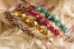 Головной убор  настоящая серия цветов  детский головной убор для фотосессии оригинальные аксессуары для волос, Товары для новорожденных реквизит для фотосессии