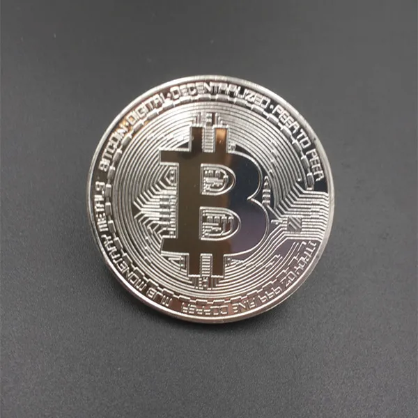 Позолоченная битовая монета Биткоин Коллекционная арт коллекция монет btc