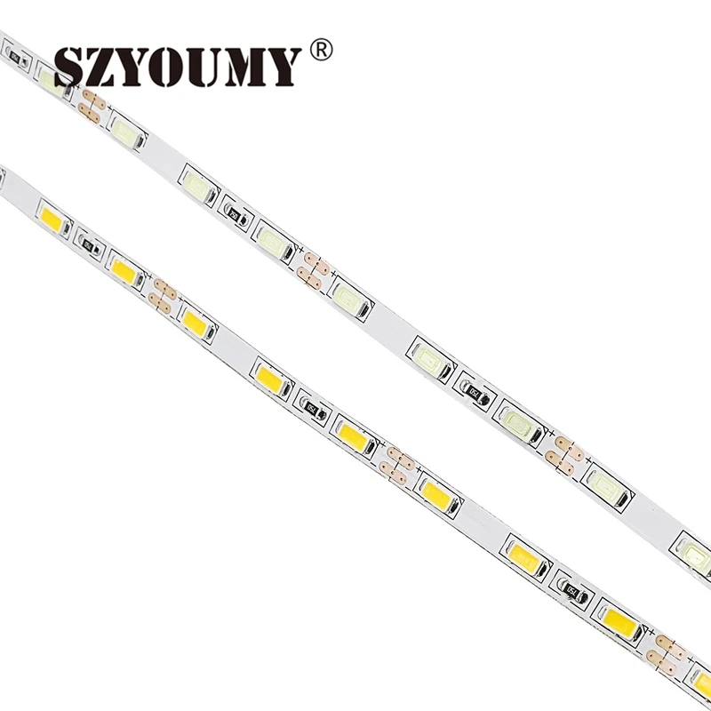 Новое поступление ультраяркая SMD 100 Светодиодная лента SZYOUMY 5630 м 60 светодиодов/м 12