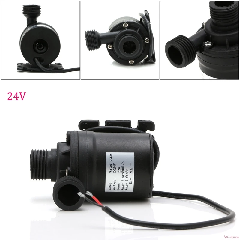 800L/ч 5 м DC 12V 24V Солнечный безщеточный Водяной циркуляционный насос для воды W-магазине Oct17_D - Напряжение: 24 В